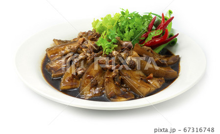 Chashu Sweet Pork Belly Stewed in Brown Sauce 67316748