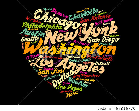 List of cities and towns in USA word cloud List of cities and towns in USA word cloud 67316770