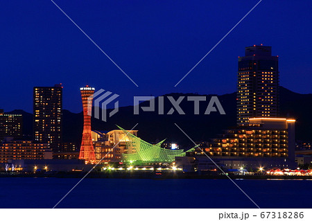 神戸港（兵庫県　神戸市）夜景 67318286