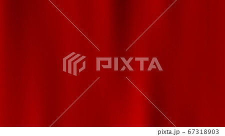 Beautiful red silk cloth. Luxury red satin smooth fabric background. Luxury vector cloth background for celebration, ceremony, event invitation card or advertising poster. Colorful vector illustration 67318903