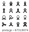 Awareness ribbon icons. Vector illustration 67319074