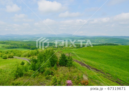 夕日ヶ丘展望台からの眺め・弟子屈町 夕日ヶ丘展望台からの眺め・弟子屈町 67319671