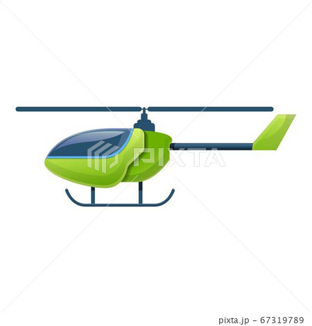 Helicopter toy remote control icon, cartoon style Helicopter toy remote control icon, cartoon style 67319789