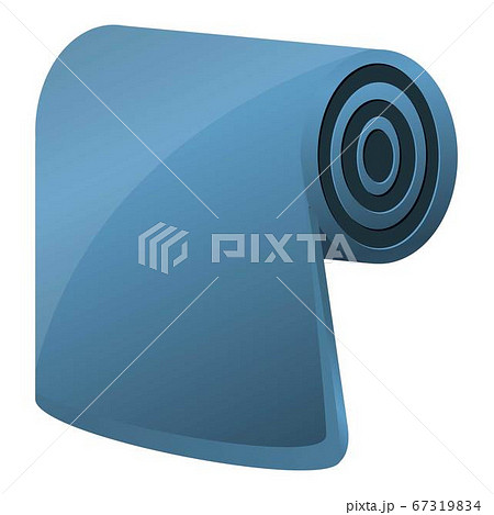 Soundproofing roll icon, cartoon style 67319834