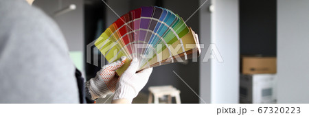 Palettes with paints for home color renovation Palettes with paints for home color renovation 67320223