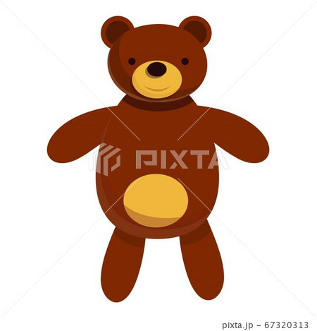 Russian bear doll icon, cartoon style 67320313
