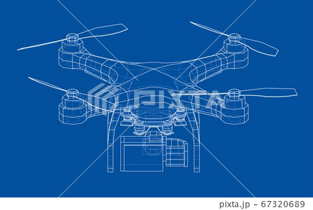 Drone concept. 3D illustration 67320689
