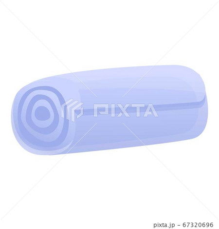 Spa towel roll icon, cartoon style 67320696