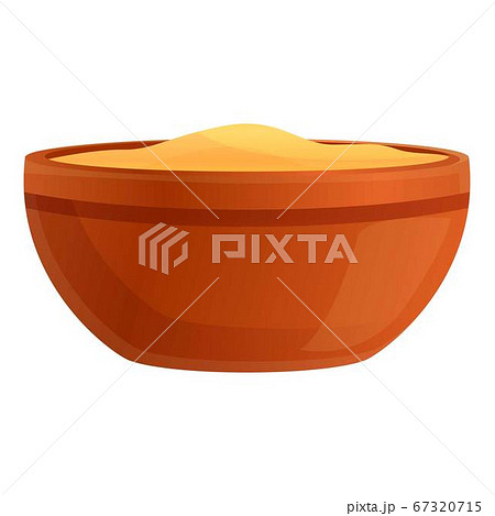 Jacuzzi powder bowl icon, cartoon style 67320715