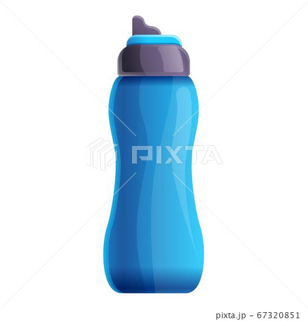 Water sport bottle icon, cartoon style 67320851