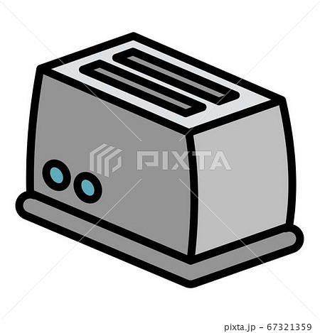 Toaster Icon Outline Styleのイラスト素材