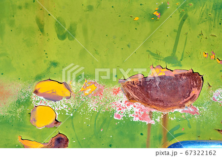 Old, rusty sheet of iron as background 67322162