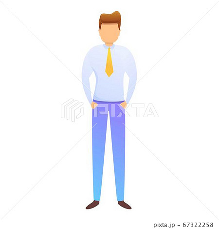 Office purchasing manager icon, cartoon style Office purchasing manager icon, cartoon style 67322258