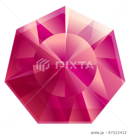 Pink ruby icon, cartoon style Pink ruby icon, cartoon style 67322412