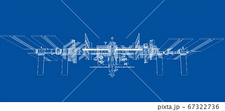 Abstract Spaceship Outline Abstract Spaceship Outline 67322736