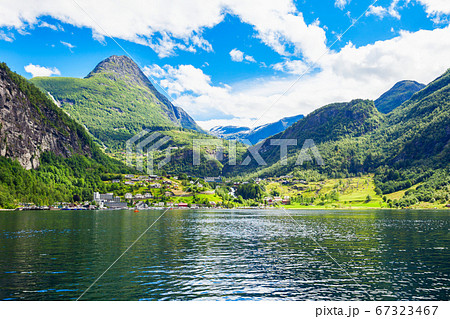 Geiranger at Geirangerfjord, Norway 67323467