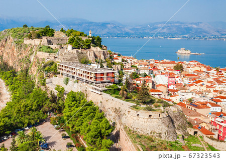 Nafplio aerial view, Greece 67323543
