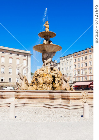 Residenzplatz square in Salzburg 67323645