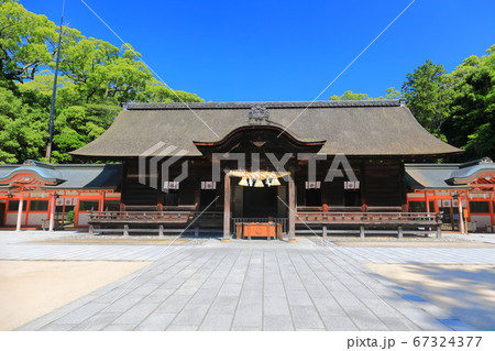 【愛媛県】新緑の大山祇神社(拝殿) 【愛媛県】新緑の大山祇神社(拝殿) 67324377