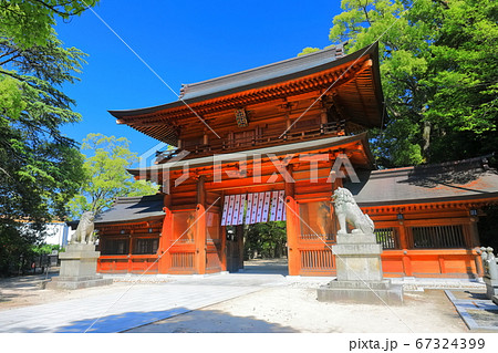 【愛媛県】新緑の大山祇神社(総門) 【愛媛県】新緑の大山祇神社(総門) 67324399