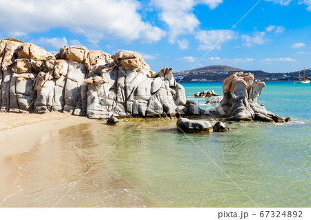 Beach on Paros island 67324892