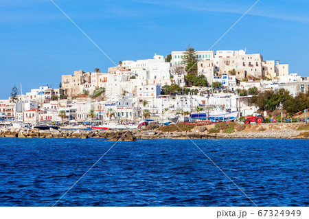 Naxos island aerial view 67324949