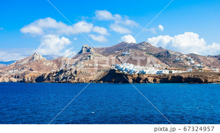 Naxos island aerial view 67324957