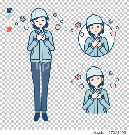 simple work wear woman_healing 67325408