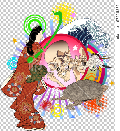 浮世絵　デザイン　その6 67326883