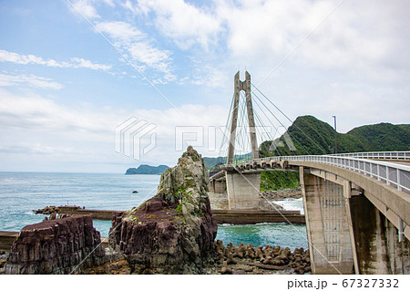 上甑島と平良島を結ぶ甑大明神橋　甑大明神 67327332