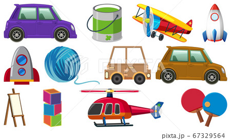 Set of various objects cartoon Set of various objects cartoon 67329564