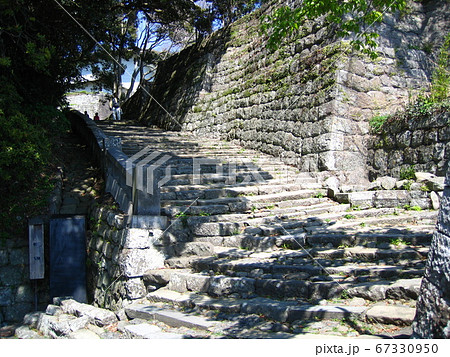 久能山東照宮の石段 久能山東照宮の石段 67330950