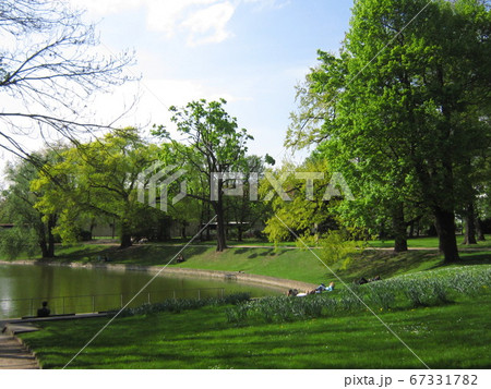 ツヴィンガー宮殿の周辺 67331782