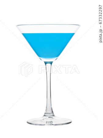 Blue lagoon cocktail with vodka and blue curacao Blue lagoon cocktail with vodka and blue curacao 67332297