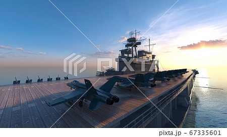 空母のイラスト素材