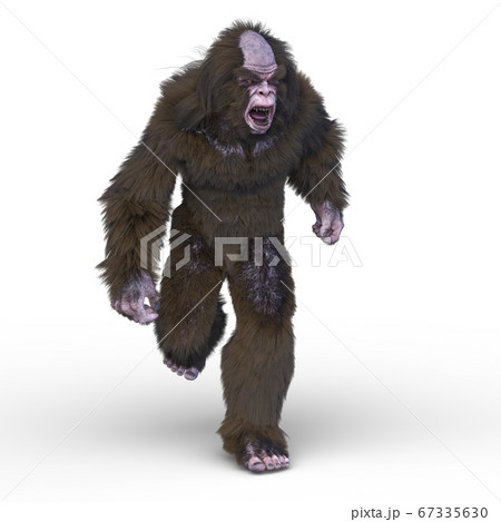 ゴリラモンスターのイラスト素材