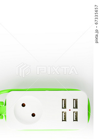 Extension USB Power Strip Green power cord for Extension USB Power Strip Green power cord for 67335657