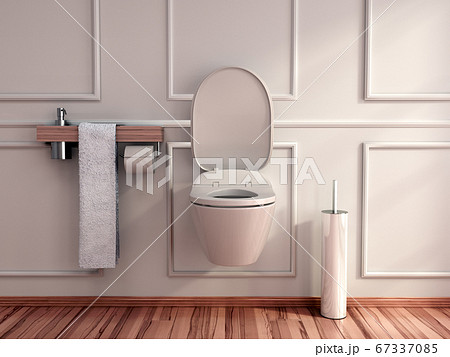 modern light tones empty restroom 3d render image modern light tones empty restroom 3d render image 67337085