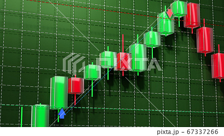 Business candle stick graph chart of stock market 67337266