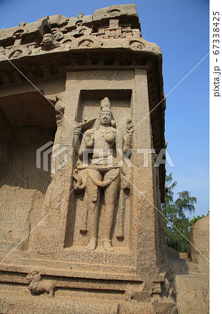 インド 世界遺産 マハバリプラム 5つの石彫り寺院 ファイブラタ ドラヴィダ建築 インド 世界遺産 マハバリプラム 5つの石彫り寺院 ファイブラタ ドラヴィダ建築 67338425