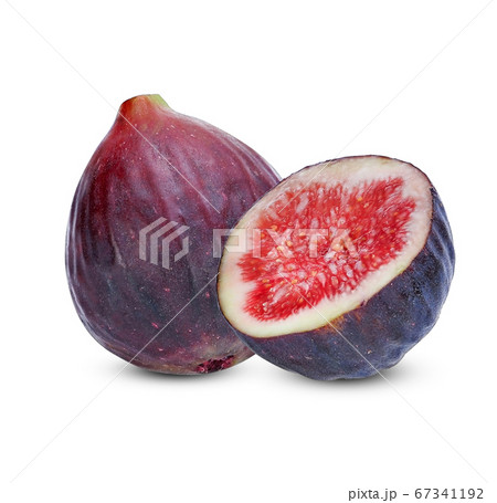 figs sweet fruit on white background. 67341192