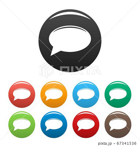 Chat icons set vector Chat icons set vector 67341536