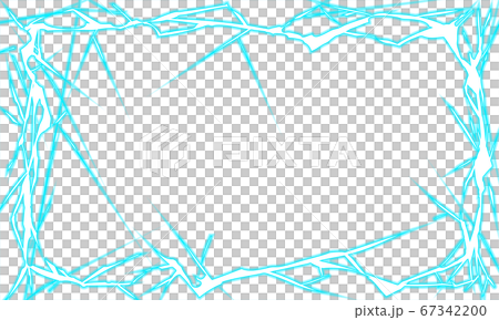 Rectangle frame of lightning blue transparent/white Rectangle frame of lightning blue transparent/white 67342200