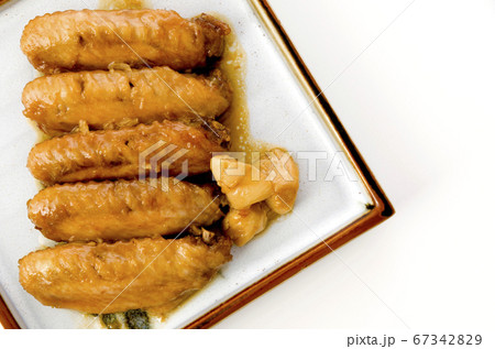 鶏手羽中の甘辛照り焼き 67342829