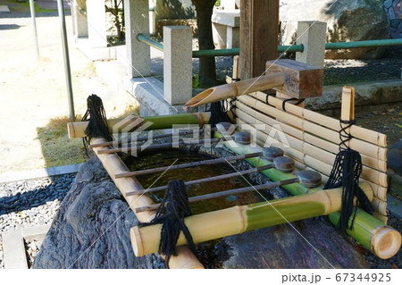 神奈川熊野神社 手水舎 67344925