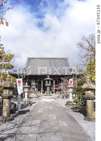 穴太寺 丹波の里 明智光秀ゆかりの地 麒麟がくる 京都亀岡観光スポットの写真素材