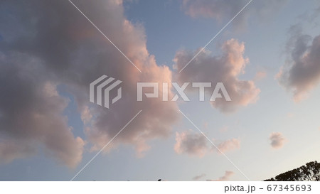 自然 夕方 夕日 67345693