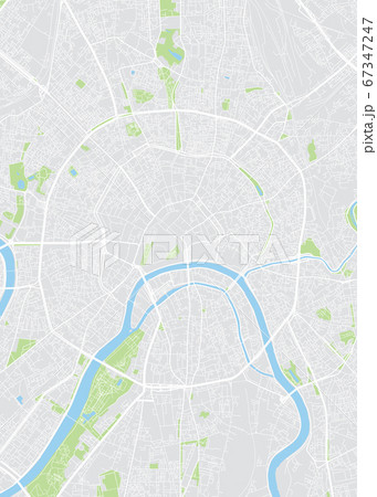 Colored plan map of Moscow, aerial view Colored plan map of Moscow, aerial view 67347247