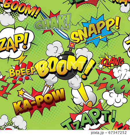 Boom Seamless comics background Boom Seamless comics background 67347252