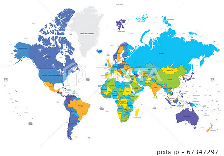 High detailed color world map capital and big High detailed color world map capital and big 67347297